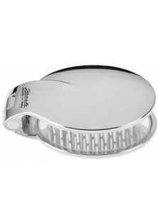 Щітка з дзеркалом срібло за ціною 1069₴  у категорії Професійні зігнені ножиці для кутикули 3.5