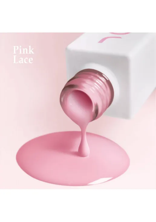 Рідкий гель для укріплення та моделювання PolyLiquid Gel Pink Lace, 8 ml - фото 3