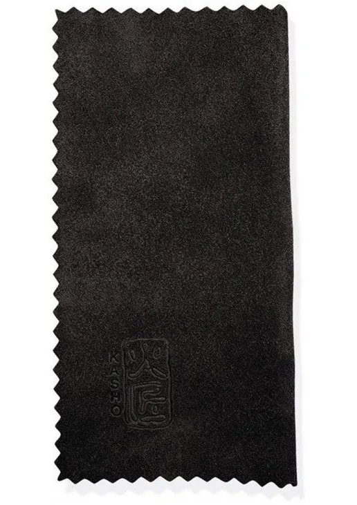 Кожаная салфетка для чистки ножниц Leather Cloth Black K-3 - фото 1