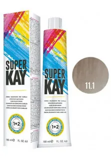 Купить KayPro Краска для волос супер платиновый пепельный блондин Hair Color Cream №11.1 выгодная цена