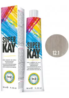 Купити KayPro Фарба для волосся екстра супер платиновий попелястий блондин Hair Color Cream №12.1 вигідна ціна