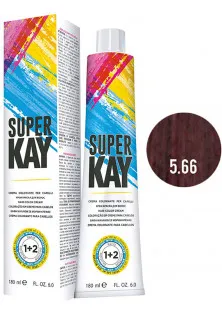 Купить KayPro Краска для волос интенсивный светлый красновато-коричневый Hair Color Cream №5.66 выгодная цена