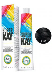 Фарба для волосся дуже темний коричневий Hair Color Cream №2.00 за ціною 294₴  у категорії Фарба для волосся Серiя Super Kay