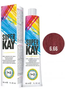 Купити KayPro Фарба для волосся темно-русявий червоний інтенсивний Hair Color Cream №6.66 вигідна ціна