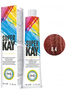 Фарба для волосся світло-русявий мідний Hair Color Cream №8.4 за ціною 294₴  у категорії Фарба для волосся Серiя Super Kay
