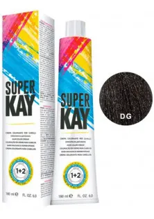 Фарба для волосся темно-сірий Hair Color Cream за ціною 294₴  у категорії Фарба для волосся Серiя Super Kay