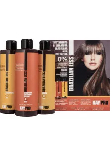 Набір для випрямлення волосся Kit Brazilian Liss Step 1-2-3 за ціною 6444₴  у категорії KayPro Ефект для волосся Зміцнення