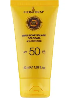 Купить Kleraderm Эмульсия солнцезащитная антивозрастная Emulsione Solare Colorata SPF 50 выгодная цена