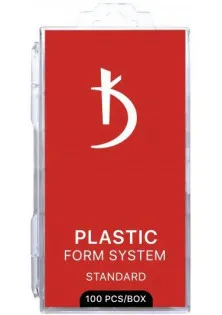 Верхні форми для нарощування Plastic Form System Standard за ціною 101₴  у категорії Тіпси для нарощування нігтів