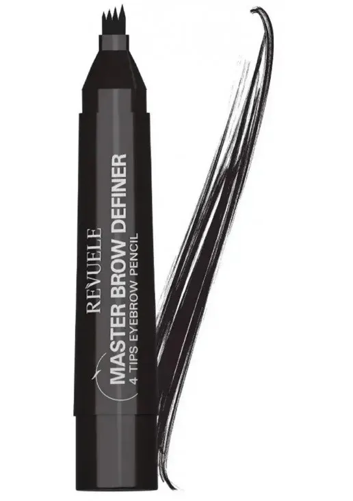 Маркер для брів з ефектом мікроблейдингу 4 Tips Eyebrow Pencil - фото 2