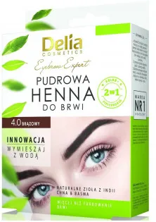 Купити Delia Хна для біотатуажа брів Henna For Bio Tattoo Eyebrows Brown вигідна ціна