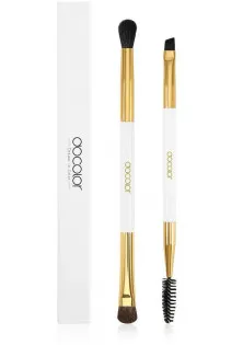 Набір двухсторонніх пензлів Double-Sided Brush Set DC0219 White за ціною 1000₴  у категорії Пензлі для макіяжу