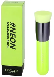 Пензлик для тональної основи Foundation Brush DO-N10 Neon Green за ціною 1000₴  у категорії Пензлі для макіяжу