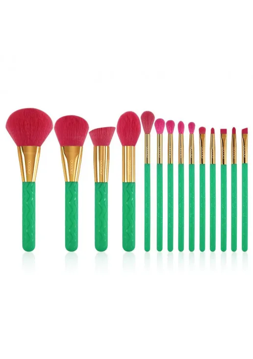 Набір пензлів для макіяжу Makeup Brushes Set Т1401 Summer Heat - фото 1