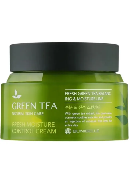 Крем Green Tea Fresh Moisture Control Cream з екстрактом зеленого чаю - фото 1
