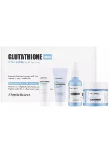 Набір засобів для обличчя з гіалуроновою кислотою та вітамінами Glutathione Hyal Aqua Multi Care Kit за ціною 1376₴  у категорії Косметика для обличчя Тип Набір