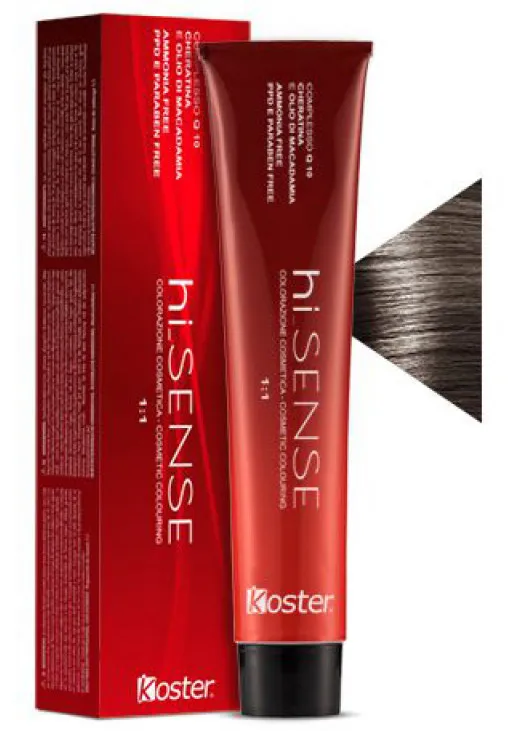 Koster Безаміачна крем-фарба Permanent Hair Colour №6.1 Dark Ash Blonde - фото 1