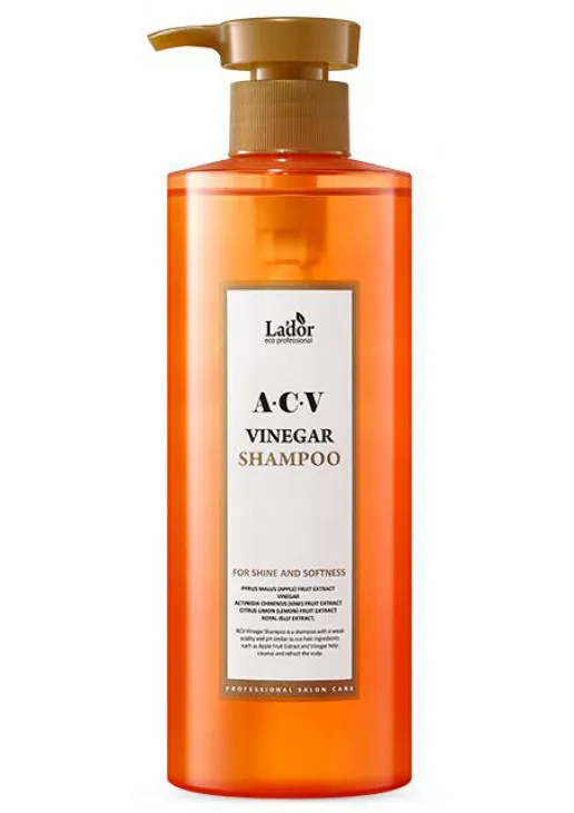 Очищаючий шампунь із яблучним оцтом ACV Vinegar Shampoo - фото 2