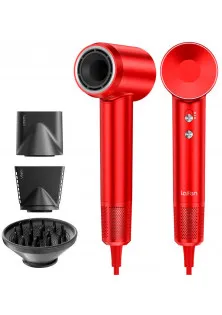 Фен красный с ионизацией и 3 насадками Hair Dryer Swift Special по цене 6990₴  в категории Фены