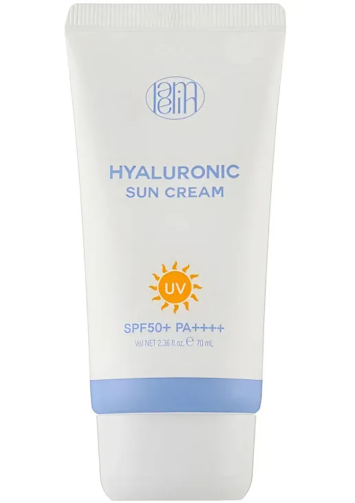 Зволожувальний сонцезахисний крем з гіалуроновою кислотою Hyaluronic Sun Cream SPF 50+ PA++++ - фото 1