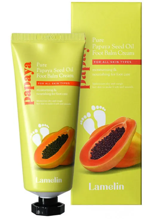 Зволожуючий крем для ніг Pure Papaya Sea Oil Foot Balm Cream - фото 1