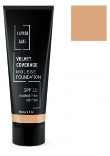 Тональний крем для обличчя Velvet Coverage №3 Caramel за ціною 386₴  у категорії Декоративна косметика Ступінь захисту SPF 15