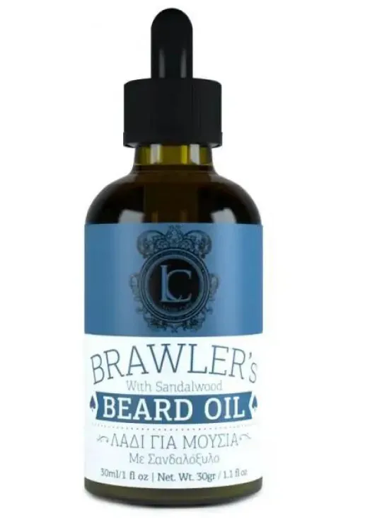 Олія для догляду за бородою Brawler's Beard Oil Sandalwood - фото 1