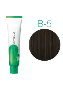 Перманентна фарба для сивого волосся B5 Світлий шатен коричневий за ціною 1025₴  у категорії Фарба для волосся Серiя Materia G