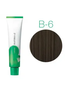 Перманентна фарба для сивого волосся B6 Темний блонд коричневий за ціною 1025₴  у категорії Косметика для волосся Серiя Materia G