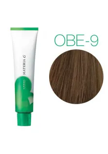 Перманентна фарба для сивого волосся OBE9 Дуже світлий блонд оранжево-бежевий за ціною 1025₴  у категорії Lebel Тип шкіри голови Усі типи шкіри