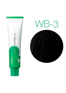 Перманентна фарба для сивого волосся WB3 Темний шатен теплий за ціною 1025₴  у категорії Косметика для волосся Бренд Lebel