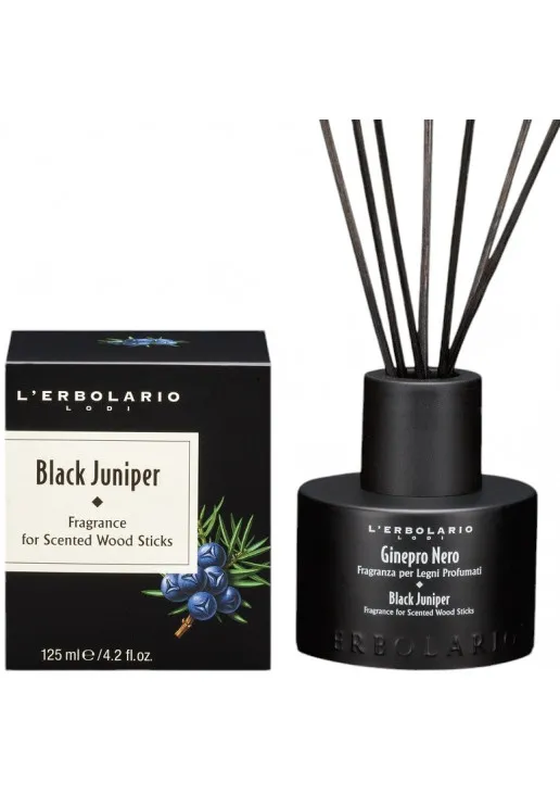 Аромадиффузор Черный можжевельник Black Juniper Fragrance For Scented Wood Sticks - фото 1