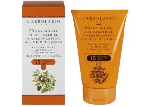 Крем для швидкої засмаги з олією жожоба Crema Solare Acceleratrice D`Abbronzatura All`Olio Di Jojoba SPF 15 за ціною 1234₴  у категорії Переглянуті товари