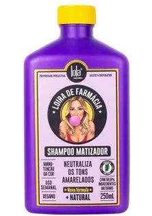 Тонуючий шампунь для блонду Loira De Farmacia Shampoo Matizador за ціною 590₴  у категорії Косметика для волосся Ефект для волосся Очищення