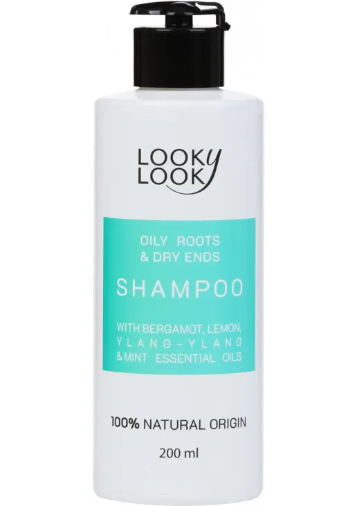 Шампунь для жирної шкіри голови та сухих кінчиків Shampoo With Bergamot, Lemon, Ylang-Ylang & Mint Essential Oils - фото 1
