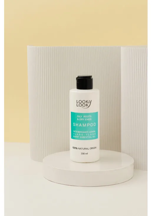 Шампунь для жирної шкіри голови та сухих кінчиків Shampoo With Bergamot, Lemon, Ylang-Ylang & Mint Essential Oils - фото 4