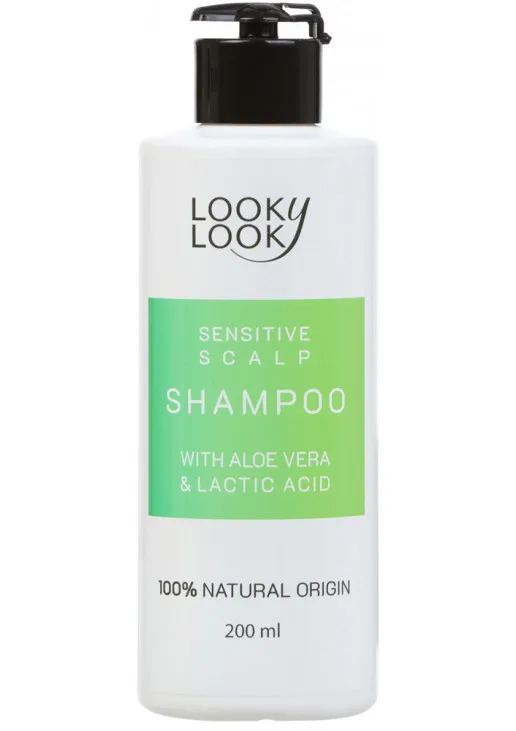 Шампунь для чутливої шкіри голови Shampoo With Aloe Vera & Lactic Acid - фото 1