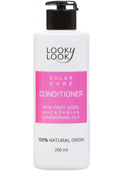 Кондиціонер для захисту кольору натурального та фарбованого волосся Conditioner With Fruit Acids, Macadamia & Lemongrass Oils - фото 1