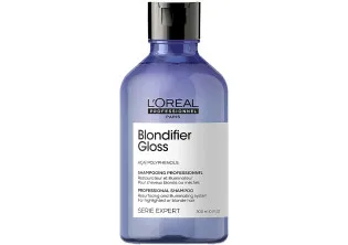 Відновлюючий шампунь для сяяння волосся пофарбованого у відтінки блонд Serie Expert Blondifier Gloss Shampoo за ціною 585₴  у категорії Переглянуті товари