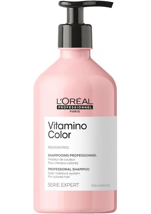 Шампунь для захисту і збереження кольору фарбованого волосся Vitamino Color Shampoo - фото 2
