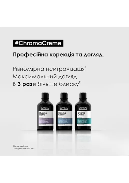 Крем-шампунь для нейтралізації небажаної жовтизни Chroma Creme Purple Shampoo - фото 5