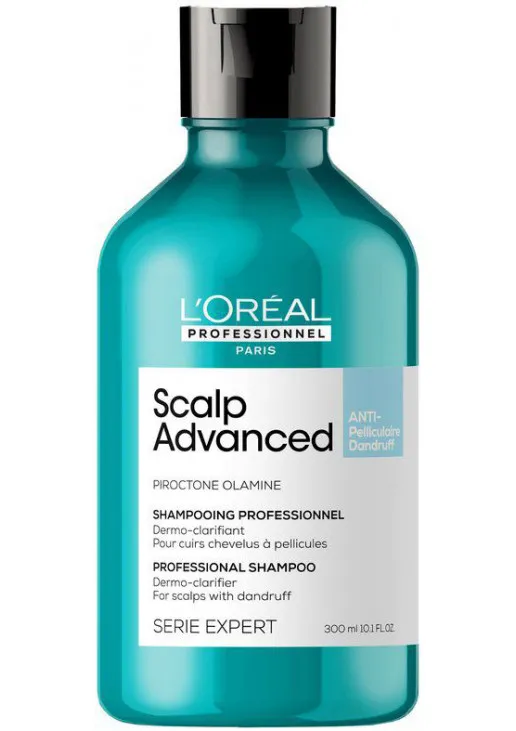 Дерморегулюючий шампунь проти лупи Scalp Advanced Anti-Dandruff Dermo-Clarifier Shampoo - фото 1