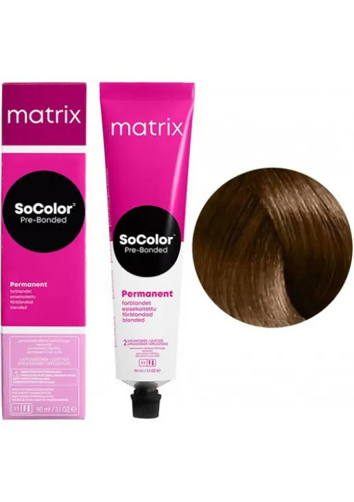 Стійка крем-фарба для волосся SoColor Pre-Bonded Permanent 7N - фото 1