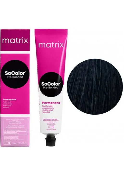 Стойкая крем-краска для волос SoColor Pre-Bonded Permanent 2N - фото 1