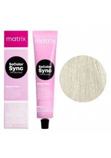 Тонер на лужній основі без аміаку SoColor Sync Pre-Bonded Alkaline Toner 10A за ціною 412₴  у категорії Matrix Тип волосся Усі типи волосся