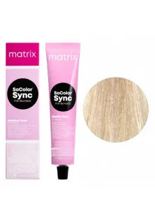 Тонер на лужній основі без аміаку SoColor Sync Pre-Bonded Alkaline Toner 9GV за ціною 412₴  у категорії Matrix Тип волосся Усі типи волосся