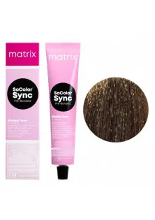 Тонер на лужній основі без аміаку SoColor Sync Pre-Bonded Alkaline Toner 5M за ціною 412₴  у категорії Засоби для фарбування волосся Бренд Matrix