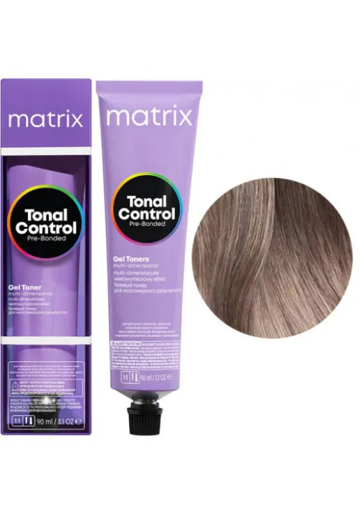 Кислотний тонер для волосся Tonal Control Pre-Bonded Gel Toner 8VG - фото 1