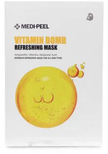 Тканевая маска с витамином C Vitamin Bomb Refreshing Mask по цене 74₴  в категории Medi-Peel Тип Маска для лица