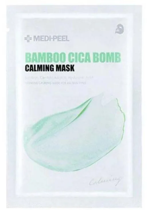 Успокаивающая тканевая маска для лица Bamboo Cica Bomb Calming Mask - фото 1